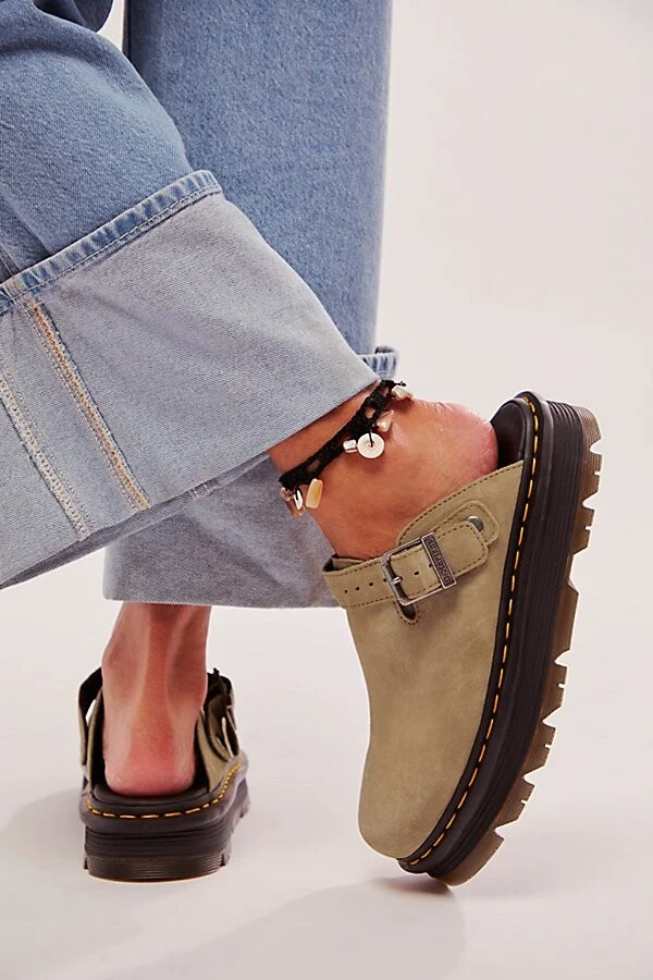 Dr. Martens Zebzag Suede Mules - Image 4