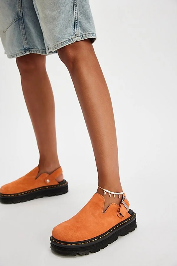 Dr. Martens Zebzag Suede Mules