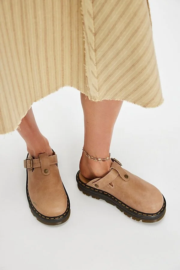 Dr. Martens Zebzag Suede Mules