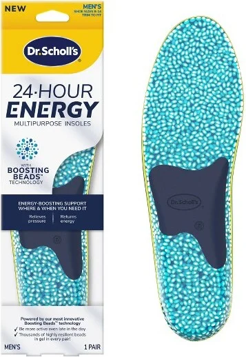 Dr. Scholl's 24-Hour Energy Multipurpose Insoles, Trim to Fit, Men's Shoe Size 8-14 - 1 Pair