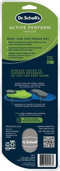 Dr. Scholl's Active Insoles for Men - Size (8-13): Foam, Foot Pain Relief - Image 2