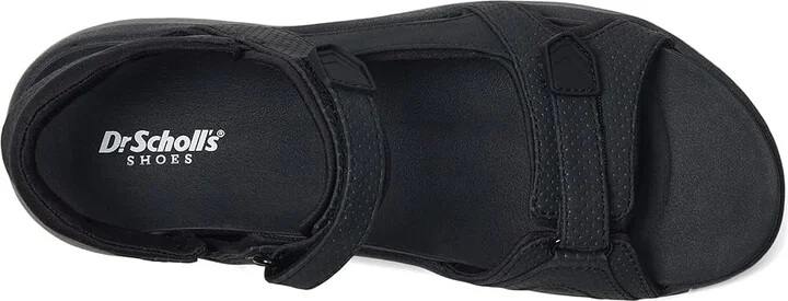 Dr. Scholl's Adelyn Women's Wedge Shoes Black Faux Leather : 7.5 M, Faux Leather/Textile - Image 2