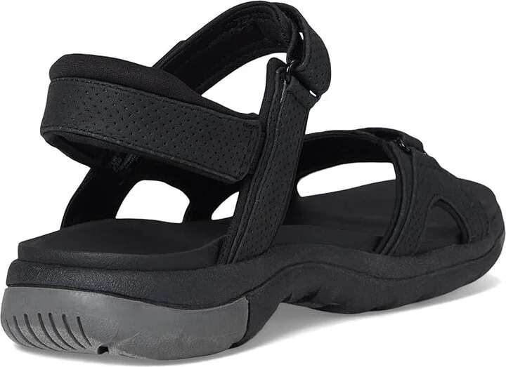 Dr. Scholl's Adelyn Women's Wedge Shoes Black Faux Leather : 7.5 M, Faux Leather/Textile - Image 4