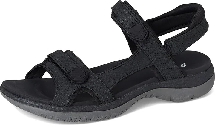 Dr. Scholl's Adelyn Women's Wedge Shoes Black Faux Leather : 7.5 M, Faux Leather/Textile - Image 5
