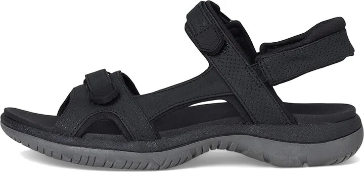 Dr. Scholl's Adelyn Women's Wedge Shoes Black Faux Leather : 7.5 M, Faux Leather/Textile - Image 6