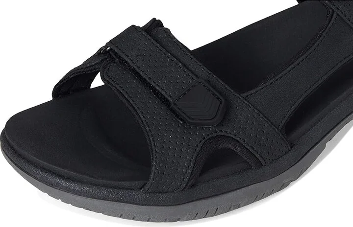 Dr. Scholl's Adelyn Women's Wedge Shoes Black Faux Leather : 7.5 M, Faux Leather/Textile - Image 7