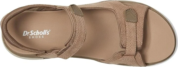Dr. Scholl's Adelyn Women's Wedge Shoes Toasted Taupe Fabric : 9.5 M, Faux Leather/Textile - Image 2
