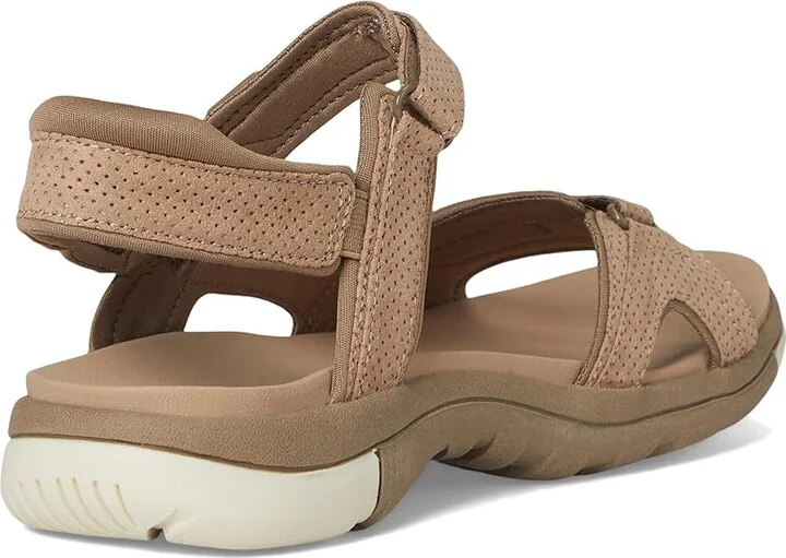 Dr. Scholl's Adelyn Women's Wedge Shoes Toasted Taupe Fabric : 9.5 M, Faux Leather/Textile - Image 4