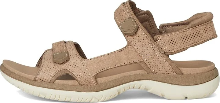 Dr. Scholl's Adelyn Women's Wedge Shoes Toasted Taupe Fabric : 9.5 M, Faux Leather/Textile - Image 6