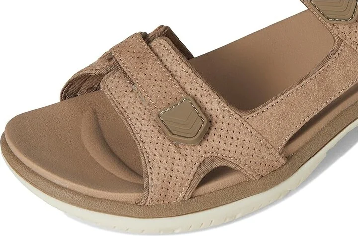 Dr. Scholl's Adelyn Women's Wedge Shoes Toasted Taupe Fabric : 9.5 M, Faux Leather/Textile - Image 7