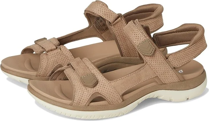 Dr. Scholl's Adelyn Women's Wedge Shoes Toasted Taupe Fabric : 9.5 M, Faux Leather/Textile