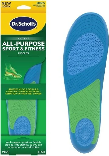 Dr. Scholl's All-Purpose Sport & Fitness Men's Trim to Fit Comfort Shoe Insoles - 1 Pair - Size 8-14