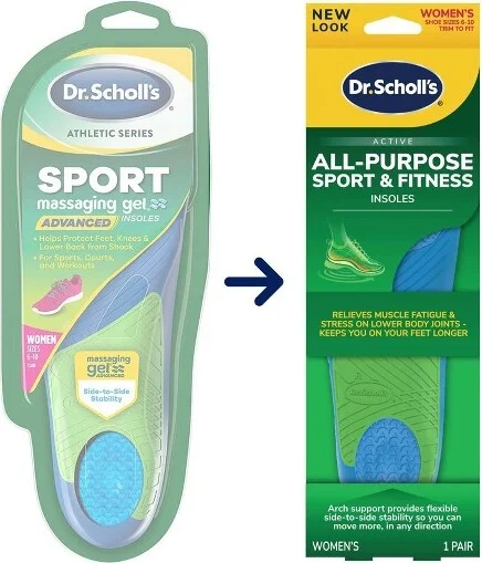 Dr. Scholl's All-Purpose Sport & Fitness Women's Trim to Fit Comfort Shoe Insole - 1 Pair - Size 6-10 - Image 2