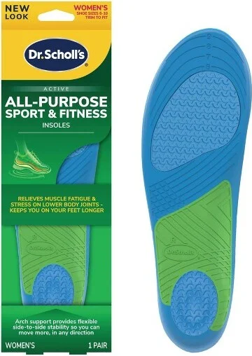 Dr. Scholl's All-Purpose Sport & Fitness Women's Trim to Fit Comfort Shoe Insole - 1 Pair - Size 6-10