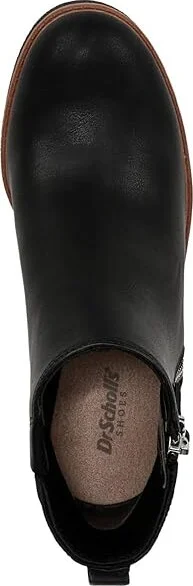 Dr. Scholl's Amber Women's Boots Black Smooth : 8 M, Leather - Image 2