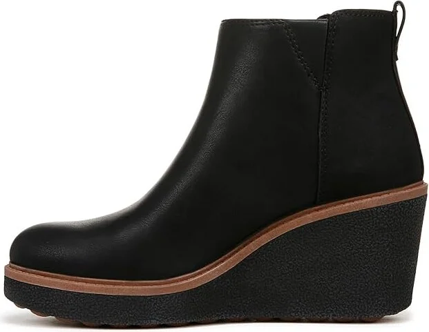 Dr. Scholl's Amber Women's Boots Black Smooth : 8 M, Leather - Image 5