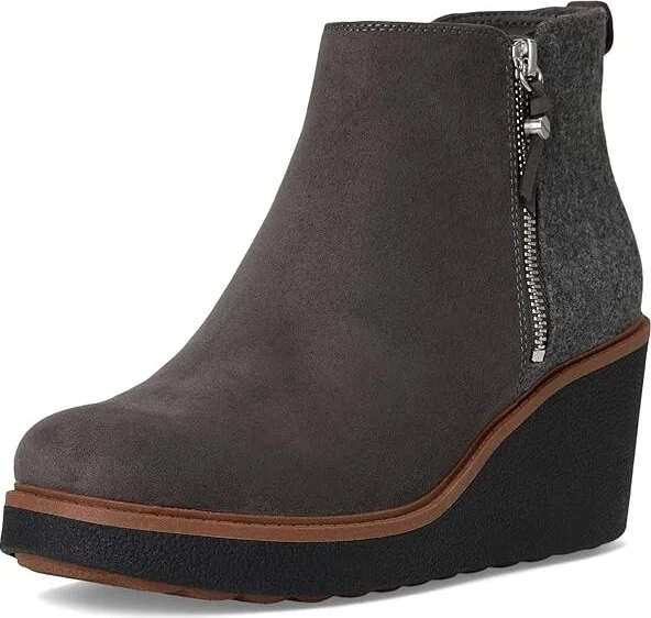Dr. Scholl's Amber Women's Boots Greystone Microfiber/Wool : 11 M, Leather - Image 5