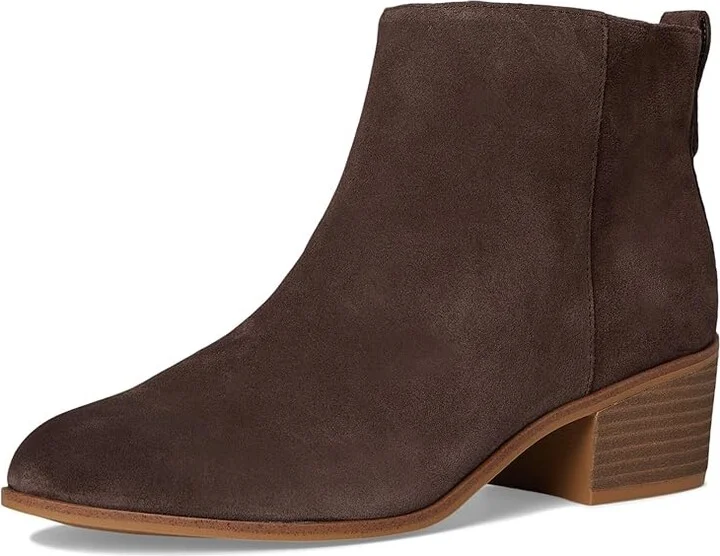 Dr. Scholl's Anya Zip Short Boots Women's Boots Dark Brown : 6 M, Leather/Suede - Image 5