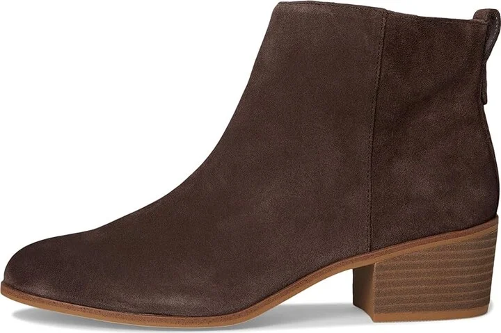 Dr. Scholl's Anya Zip Short Boots Women's Boots Dark Brown : 6 M, Leather/Suede - Image 6