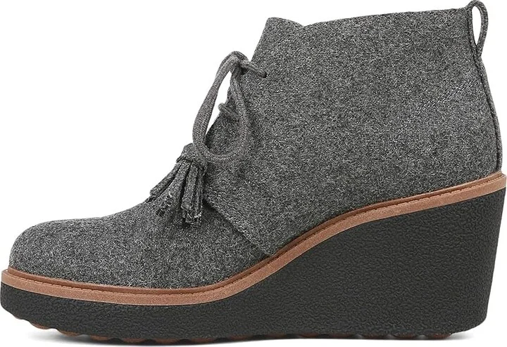 Dr. Scholl's Aurora Women's Slide Shoes Charcoal Fabric : 11 M, Rubber/Synthetic - Image 6