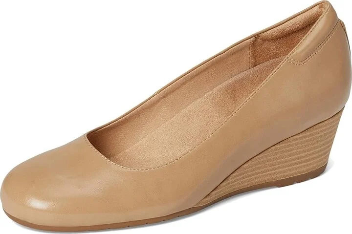 Dr. Scholl's Be Flex High Women's Heels Toasted Taupe Smooth : 11 M, Rubber/Synthetic - Image 5