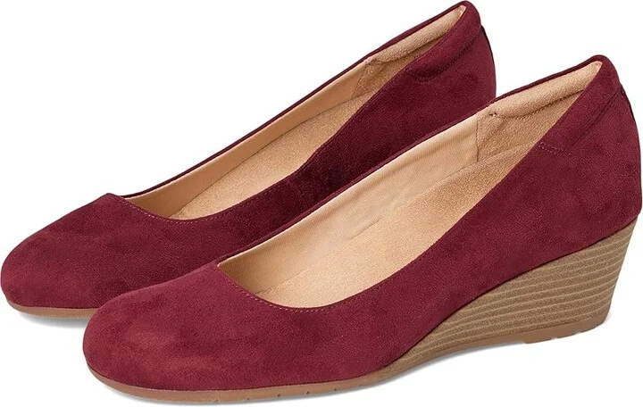 Dr. Scholl's Be Flex Pump Shoes Women's Shoes Burgundy : 9.5 M, Synthetic
