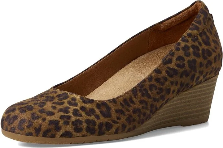 Dr. Scholl's Be Flex Pumps Women's Shoes Leopard Fabric : 7 M, Microfiber/Textile - Image 5