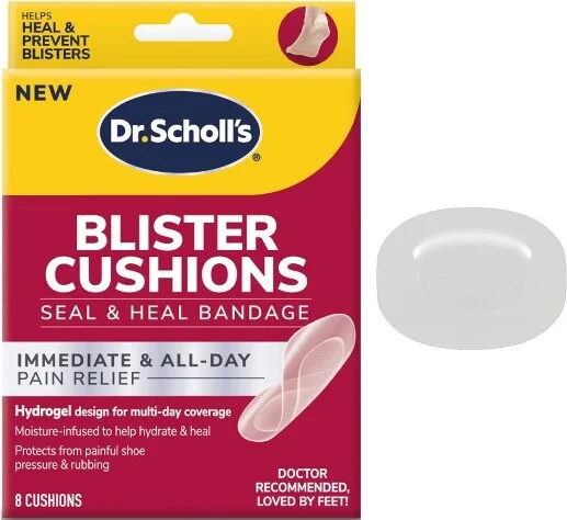 Dr. Scholl's Blister Cushions Seal & Heal Bandage with Hydrogel Technology - 8ct