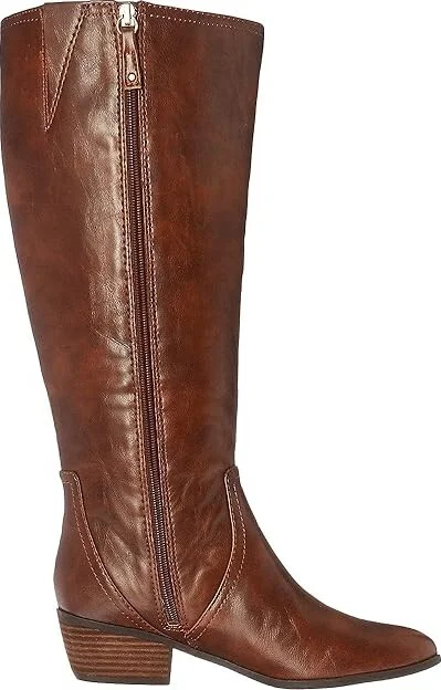 Dr. Scholl's Brilliance Wide Calf Women's Boots Whiskey : 6.5 M, Synthetic - Image 8