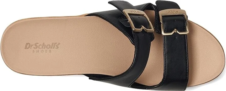 Dr. Scholl's Cali Breeze Women's Wedge Shoes Black Smooth : 8.5 M - Image 2