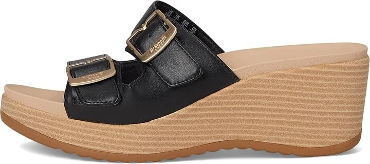 Dr. Scholl's Cali Breeze Women's Wedge Shoes Black Smooth : 8.5 M - Image 6