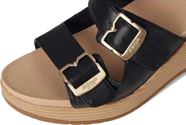 Dr. Scholl's Cali Breeze Women's Wedge Shoes Black Smooth : 8.5 M - Image 7