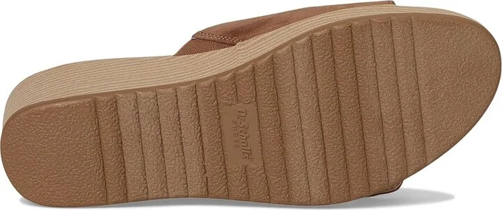 Dr. Scholl's Cali Breeze Women's Wedge Shoes Honey Brown Fabric : 8 M, Synthetic - Image 3