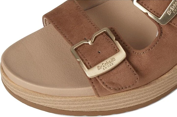 Dr. Scholl's Cali Breeze Women's Wedge Shoes Honey Brown Fabric : 8 M, Synthetic - Image 7