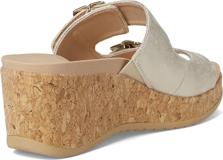 Dr. Scholl's Cali Breeze Women's Wedge Shoes Light Metalic : 9 M - Image 4