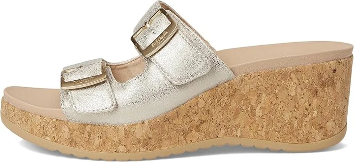 Dr. Scholl's Cali Breeze Women's Wedge Shoes Light Metalic : 9 M - Image 6