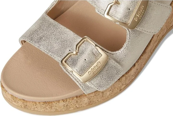 Dr. Scholl's Cali Breeze Women's Wedge Shoes Light Metalic : 9 M - Image 7