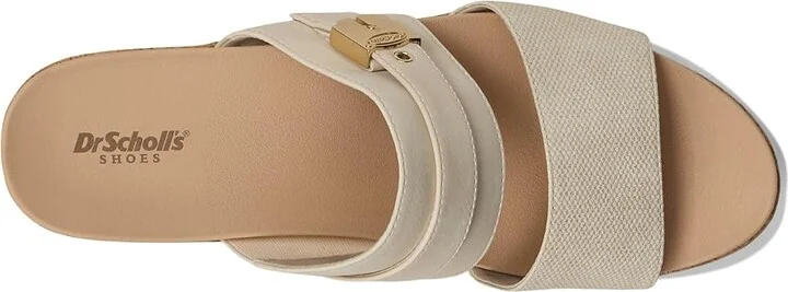 Dr. Scholl's Cali Vibe Wedge Sandal Women's Sandals White : 11 M, Synthetic - Image 2