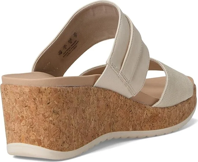 Dr. Scholl's Cali Vibe Wedge Sandal Women's Sandals White : 11 M, Synthetic - Image 4