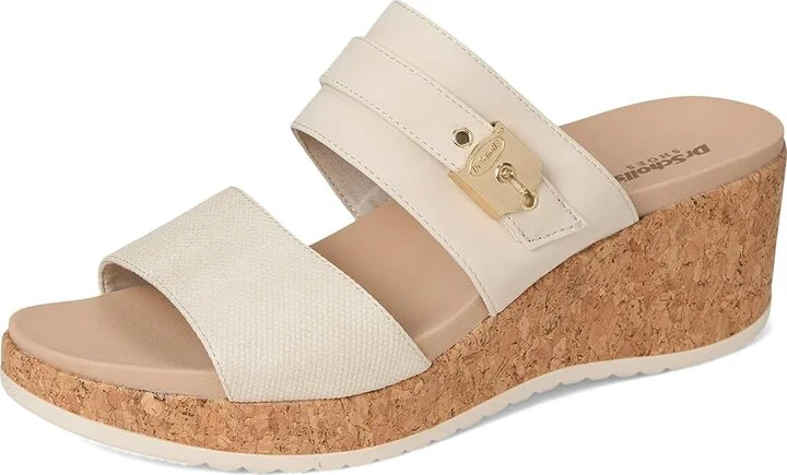 Dr. Scholl's Cali Vibe Wedge Sandal Women's Sandals White : 11 M, Synthetic - Image 5