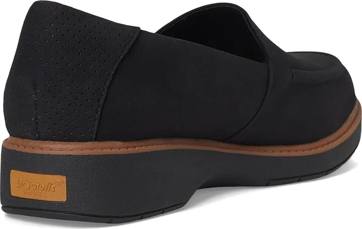 Dr. Scholl's Calm Down Loafer/Moc Shoes Women's Flat Shoes Black : 6 M, Microfiber - Image 4