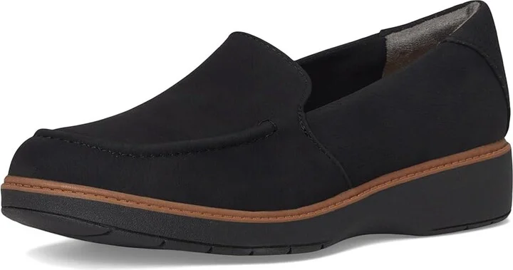 Dr. Scholl's Calm Down Loafer/Moc Shoes Women's Flat Shoes Black : 6 M, Microfiber - Image 5