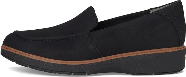 Dr. Scholl's Calm Down Loafer/Moc Shoes Women's Flat Shoes Black : 6 M, Microfiber - Image 6