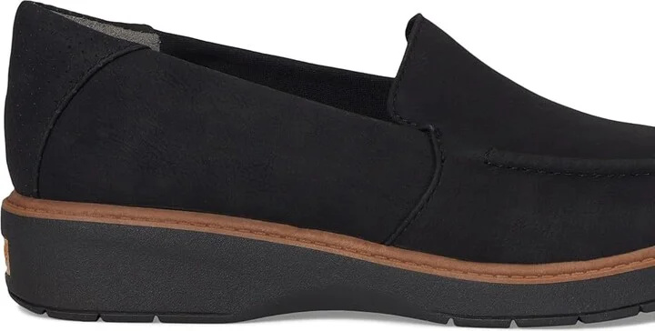 Dr. Scholl's Calm Down Loafer/Moc Shoes Women's Flat Shoes Black : 6 M, Microfiber - Image 7