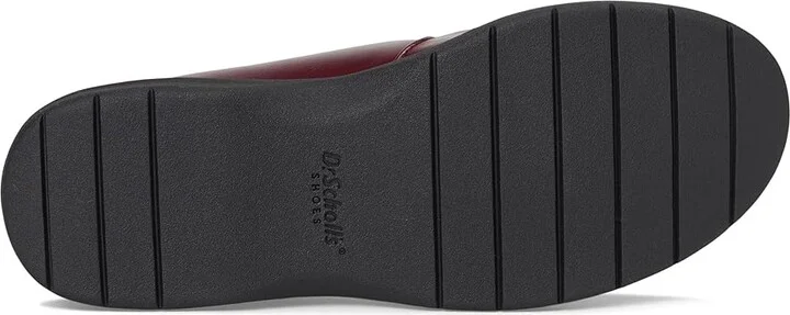 Dr. Scholl's Calm Down Loafer/Moc Shoes Women's Flat Shoes Burgundy : 7.5 M, Microfiber - Image 3