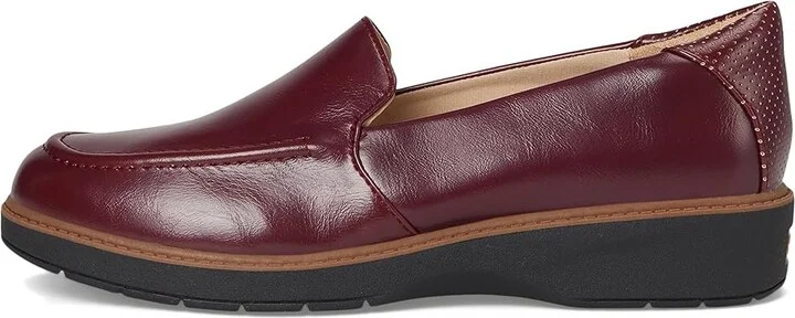 Dr. Scholl's Calm Down Loafer/Moc Shoes Women's Flat Shoes Burgundy : 7.5 M, Microfiber - Image 6