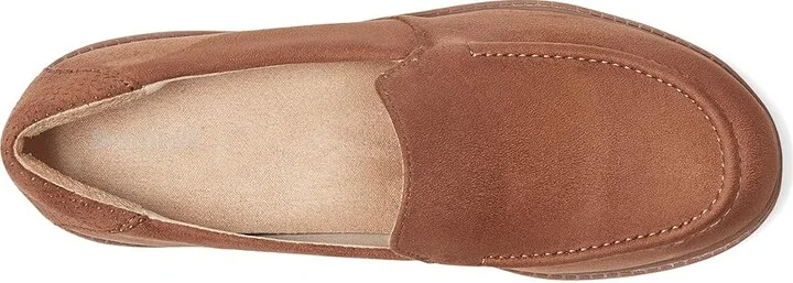Dr. Scholl's Calm Down Loafer/Moc Shoes Women's Flat Shoes Honey Brown : 6 M, Microfiber - Image 2