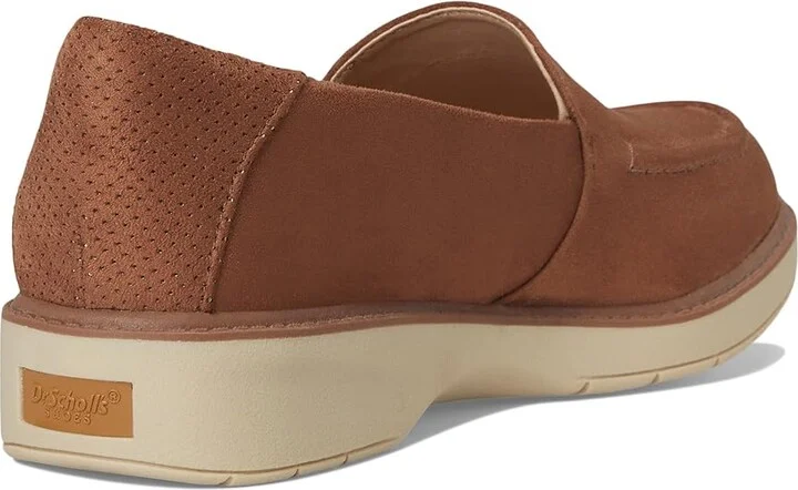 Dr. Scholl's Calm Down Loafer/Moc Shoes Women's Flat Shoes Honey Brown : 6 M, Microfiber - Image 4