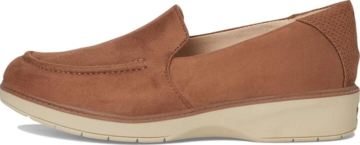 Dr. Scholl's Calm Down Loafer/Moc Shoes Women's Flat Shoes Honey Brown : 6 M, Microfiber - Image 6