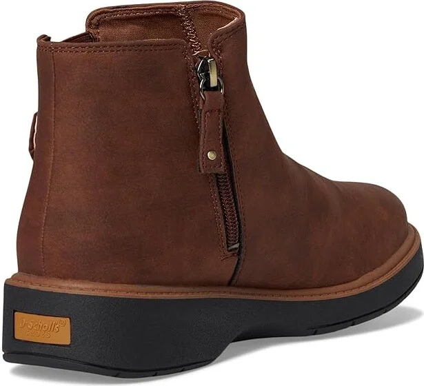 Dr. Scholl's Calm One Chelsea Short Boots Women's Boots Brown : 8 M, Synthetic - Image 4